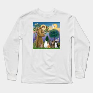 Sister Francis and her Five Cats Long Sleeve T-Shirt